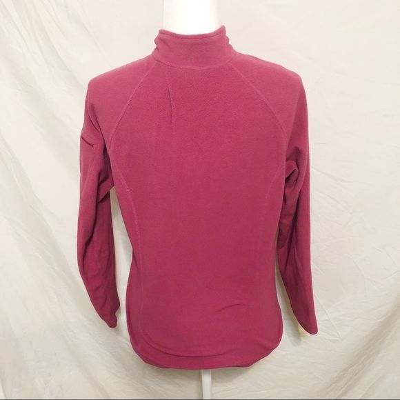LL Bean Pink Sweater Half Zip - Picture 3 of 4